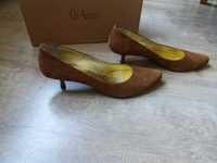 Дамски обувки Gianni от естествена кожа и естествен велур