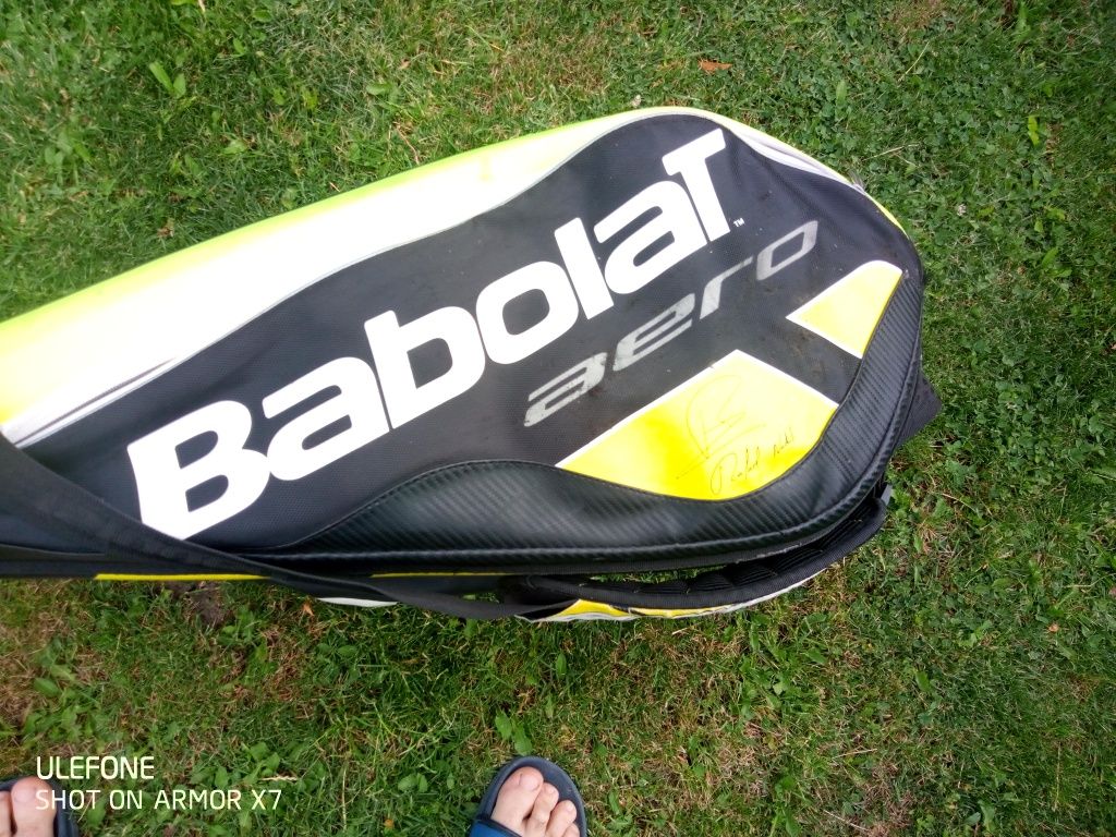 Професионален тенис сак с автограф на Рафа