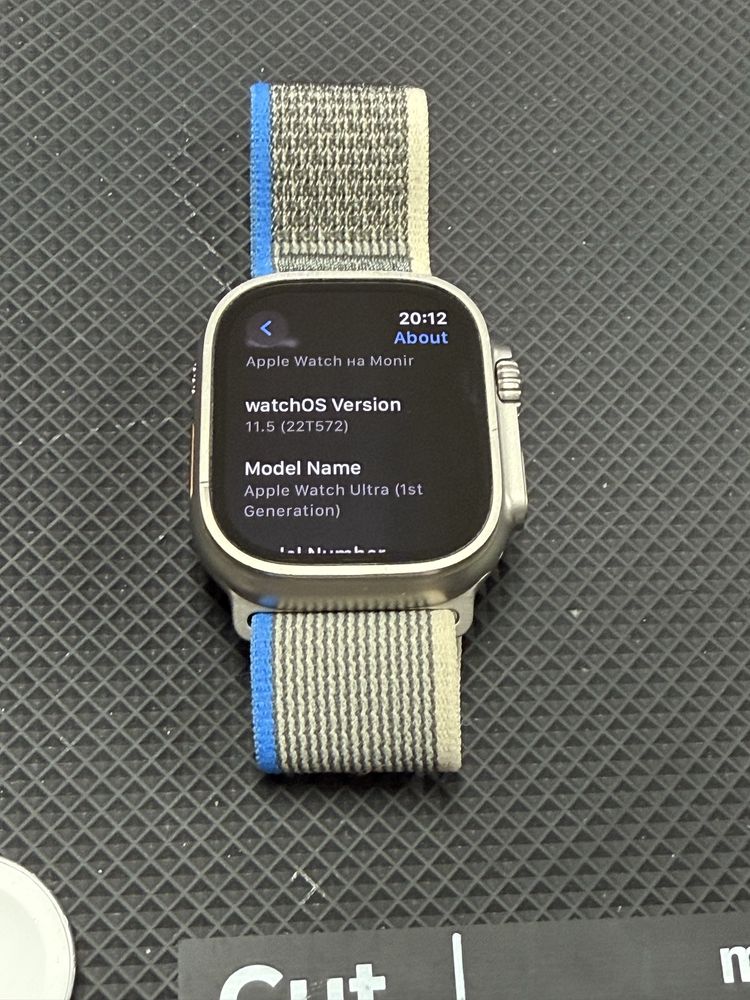 Часовник Apple Watch Ultra,GPS+Cellular,49mm titanium case