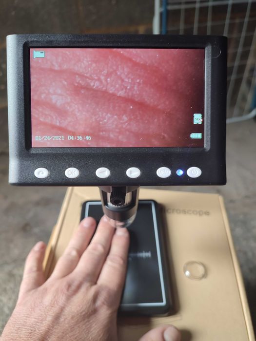 Microscop x1000 ecran LCD HD recorder