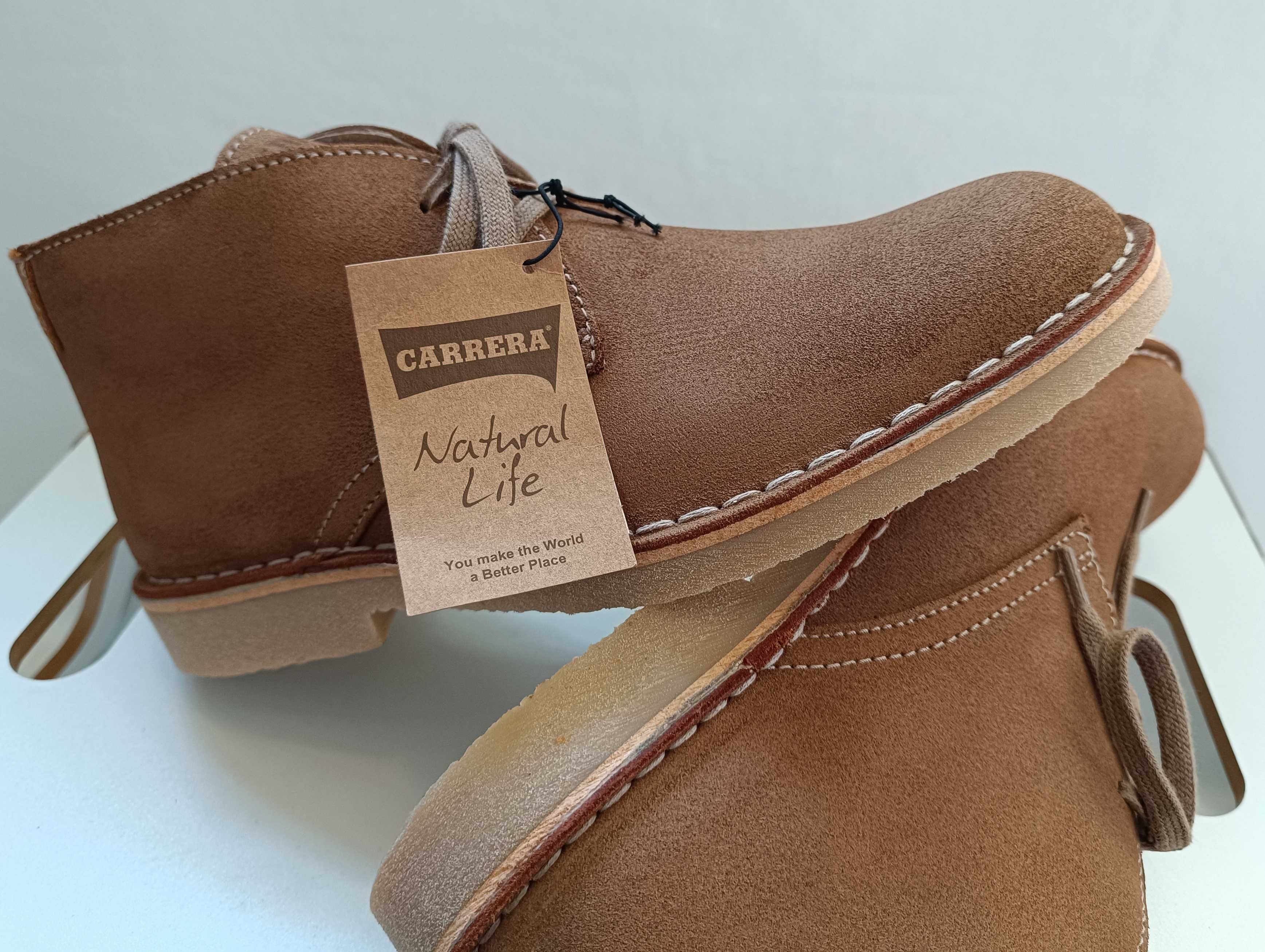 Ghete chukka 45 42 43 44 premium Carrera NOI piele naturala moale