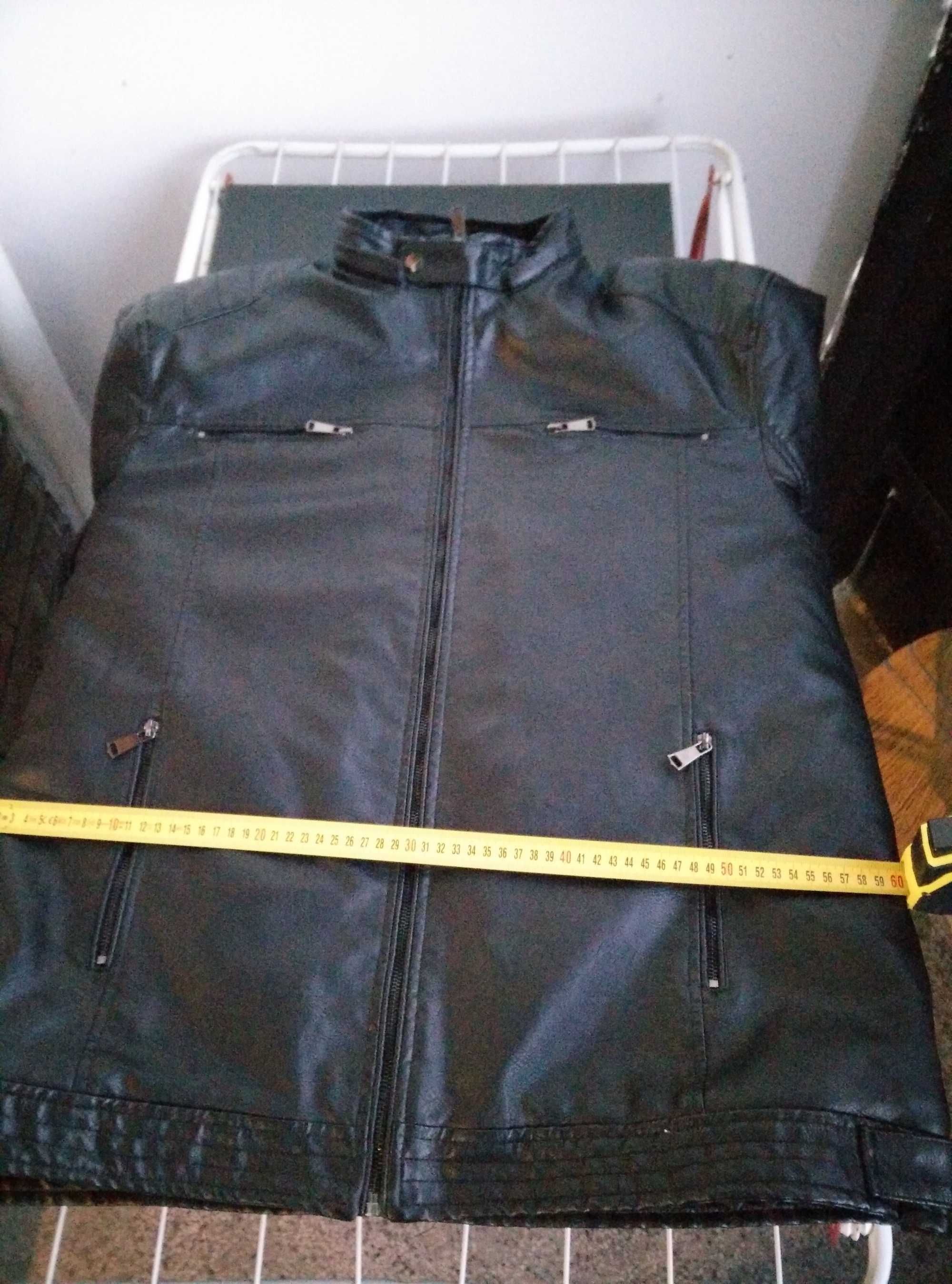 Мъжко кожено яке 7XL