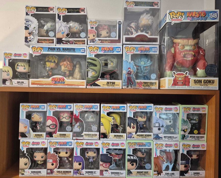 Figurine Funko Pop – Attack on Titan, Naruto, Jujutsu Kaisen, Marvel