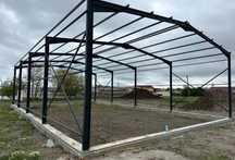Vand și construiesc o gama larga de hale sau structuri metalice noi ne