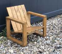 Fotoliu / scaun confortabil pentru terasa sau gradina, lemn masiv
