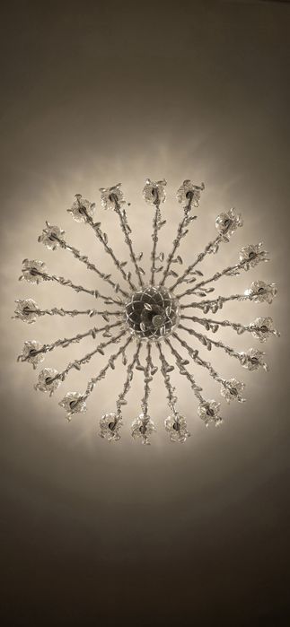 2 buc Candelabru cristal 30 brate 20 de becuri