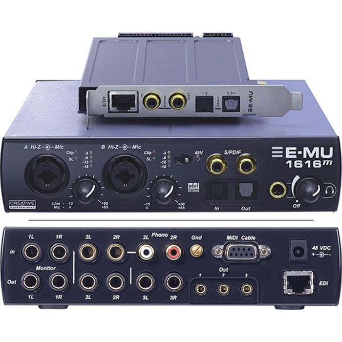 Звуковая карта Creative Professional E-MU 1616M PCI Express 24bit