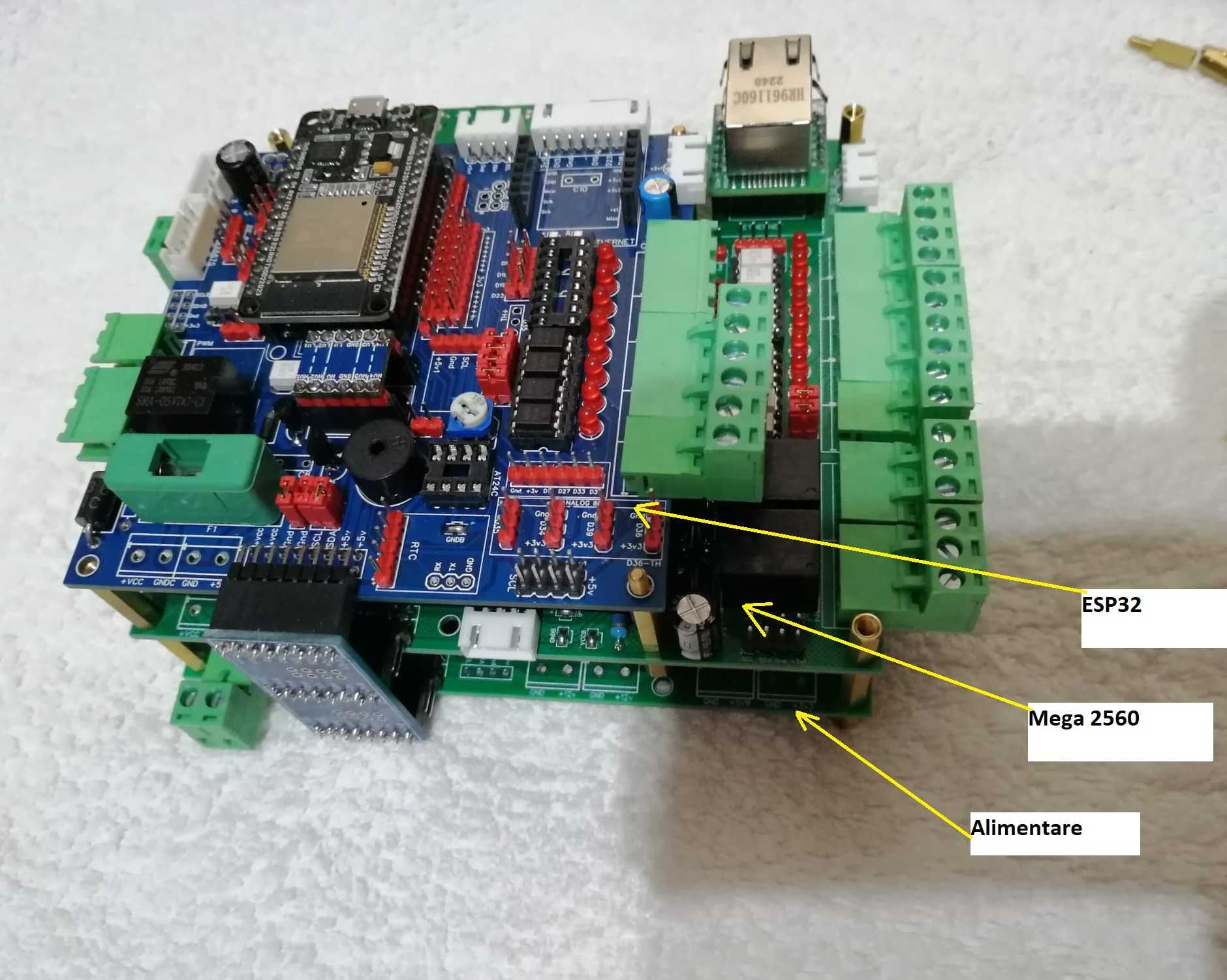 PCB Shield arduino mega 2560 green - Automatizari diverse - Smart Home