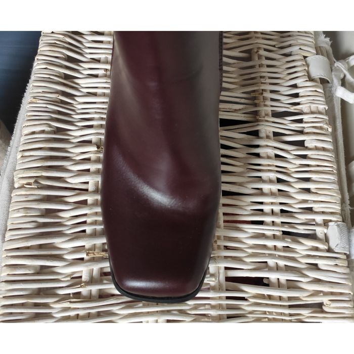 Високи Ботуши кожени на ток