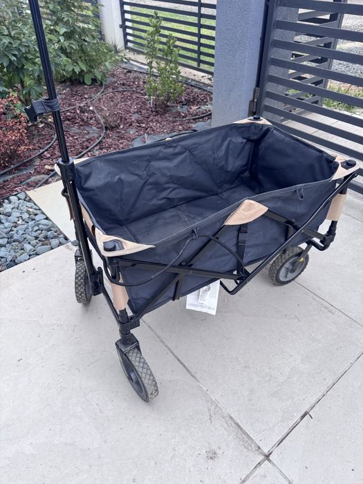 Cărucior pliabil quechua pentru transport copii/echipamente