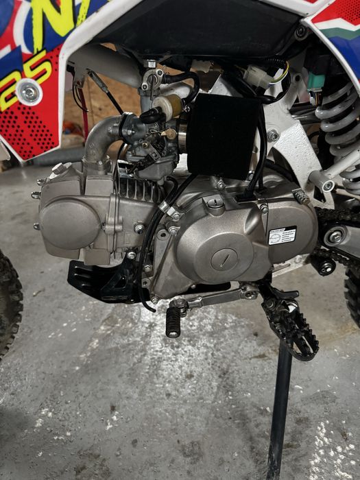 Motocross barton nxt 125cc+ vesta protectie noua+ casca