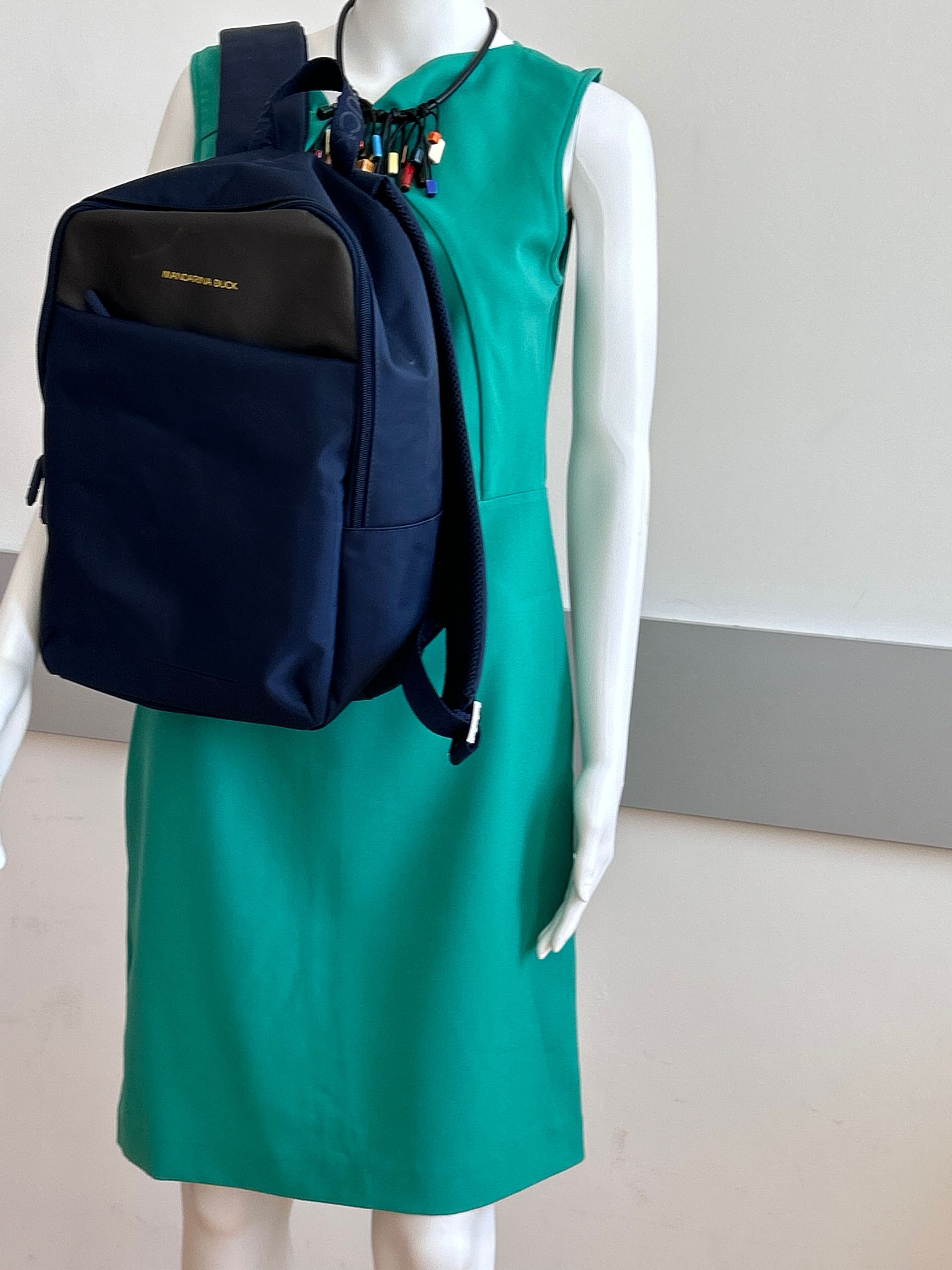 Mandarina Duck текстилна страхотна раница в тъмно синьо