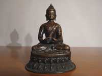 Statueta tibetana Buddha in Meditatie - Veche si Rara