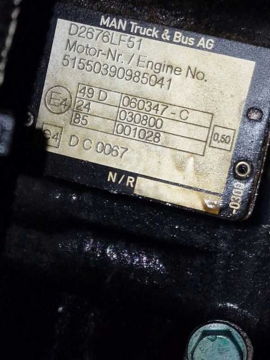 Motor complet MAN D2676 LF51 - Piese motor MAN - Piese MAN