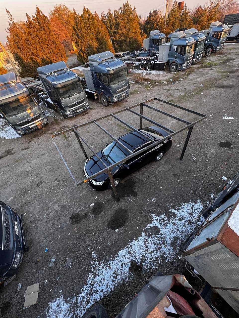 Avto naves parkovka stoyanka Авто навес парковка