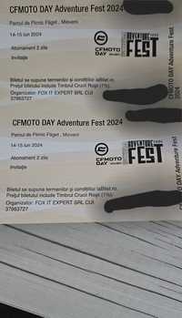 2 bilete 2 zile la  CFMoto Day Adventure Fest 2024