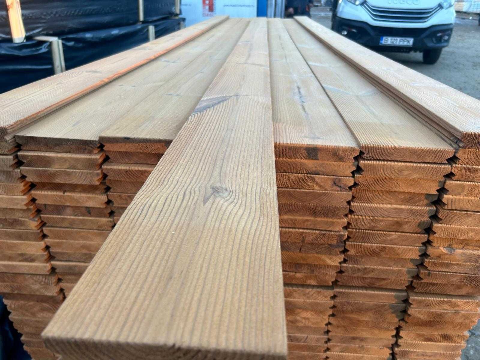 Deck Termotratat Pin Nordic Finlanda 26x140x3000/3300/3600/3900/4200mm