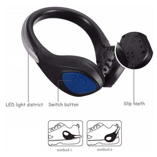 Светеща гривна с различни цветове за тичане, Джогинг, Колоездене