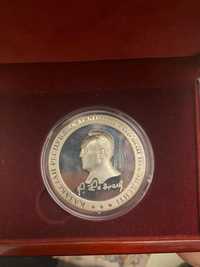 Медаль редкий от НАН, серебро