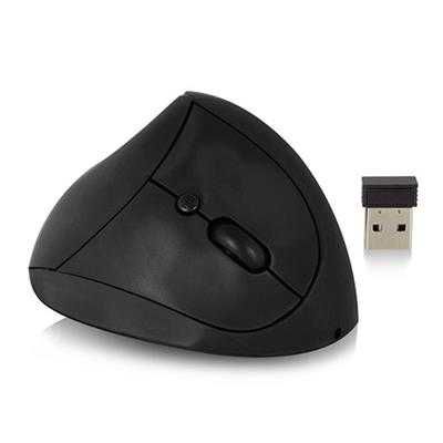 Оптична мишка Ewent EW3150, Безжична, Вертикална, 1600 dpi, USB, Черна
