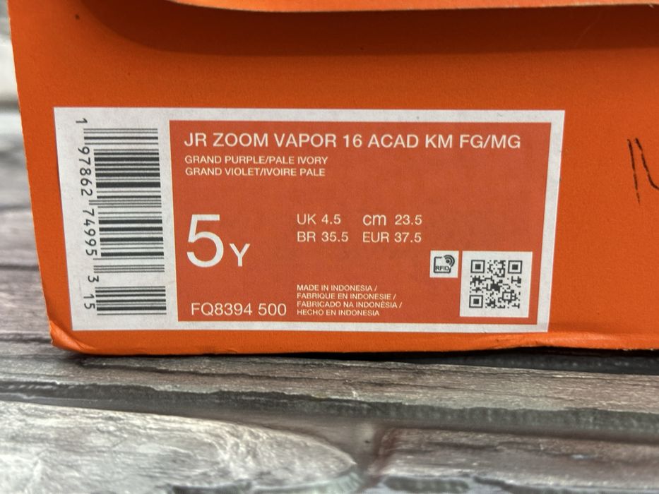 Юношески бутонки Nike JR Zoom Vapor 16 ACAD KM FG/MG