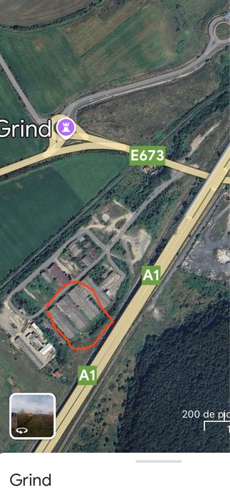 Vand ferma 3 hale saivane la nodul autostrazi A1 Dobra 7800m2