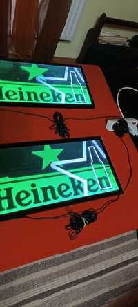 Reclama din sticla  luminoasa Heineken