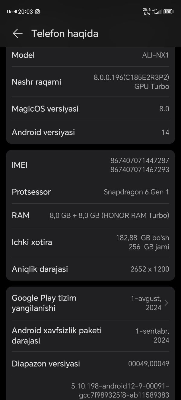 Xonor x9b 5G 2023 xalti ideal