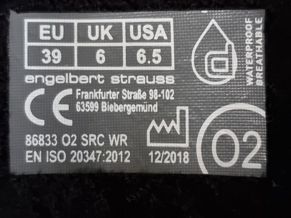 Engelbert Strauss Culio 39 номер