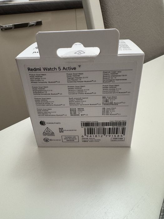 Smartwatch XIAOMI Redmi Watch 5 Active, Android/iOS, Black