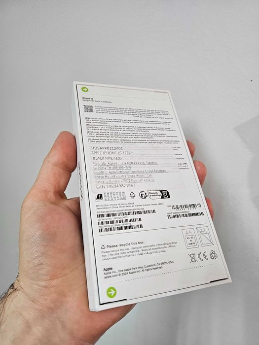 iPhone 16, 128 gb, neverlock, sigilat la cutie, Garantie.