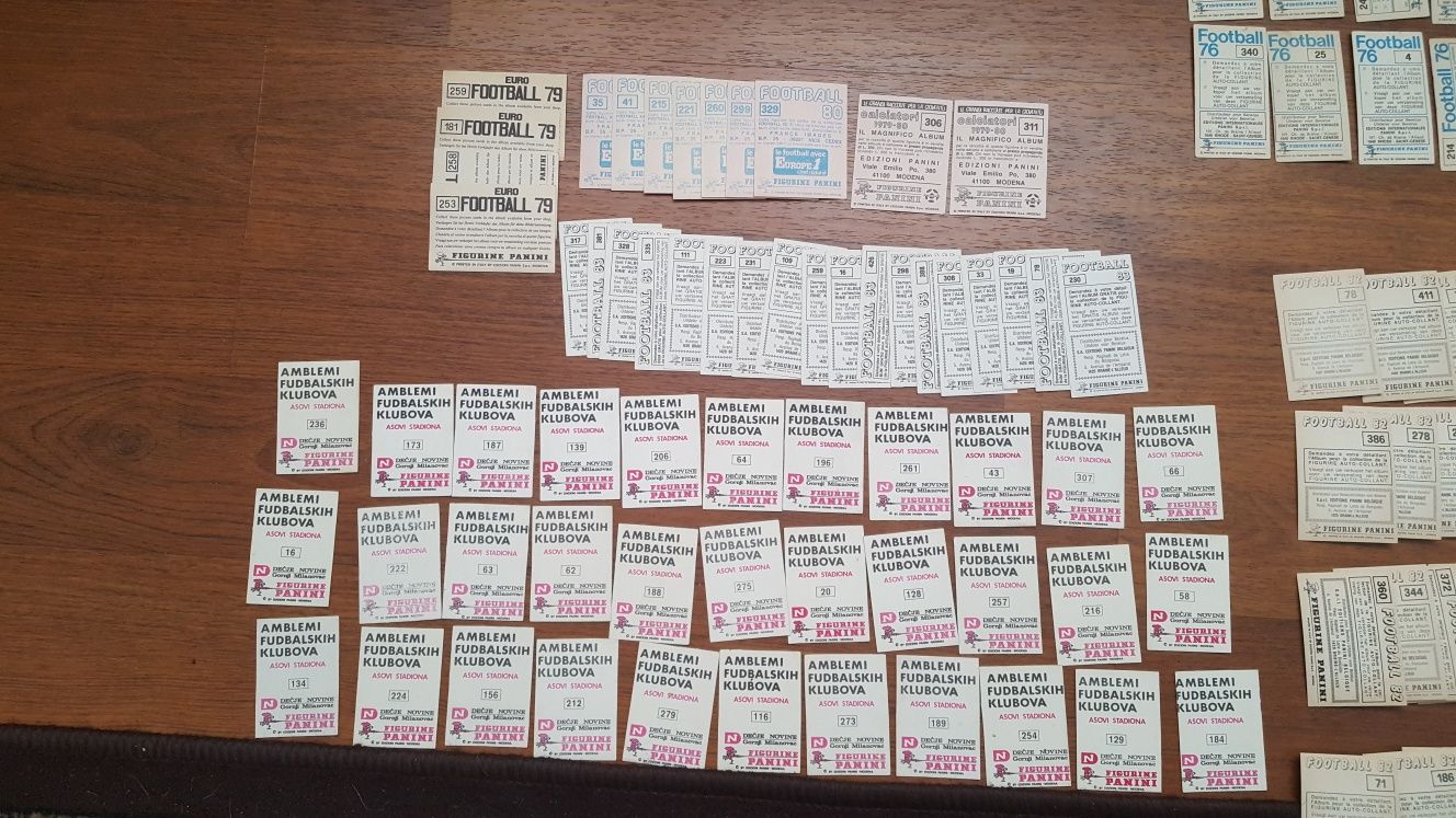 Stickere Panini vechi '75 > '83