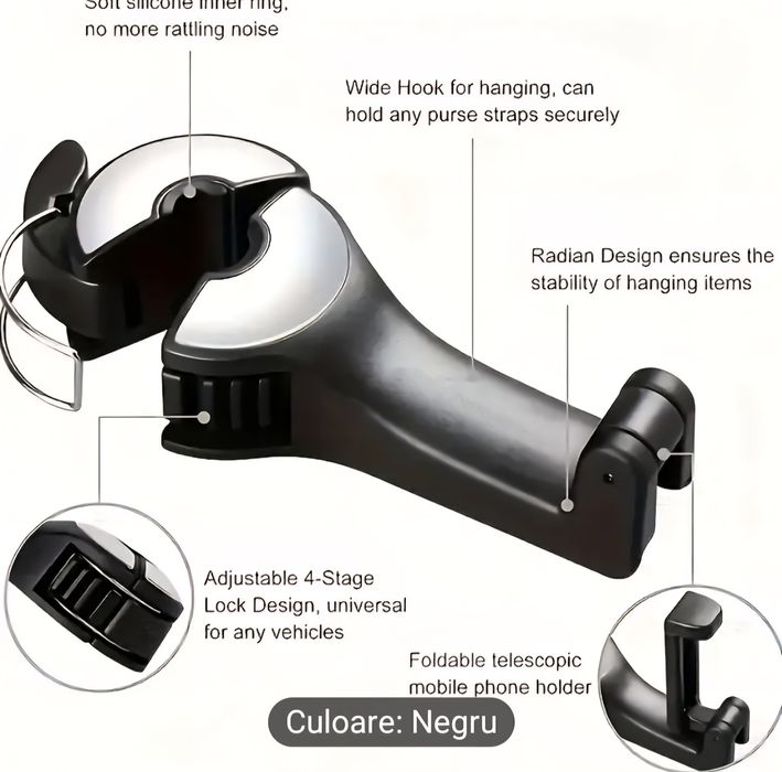 Suport telefon pentru scaun auto