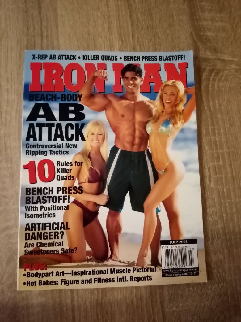 Списания за фитнес Iron man юли ноември октомври 2005