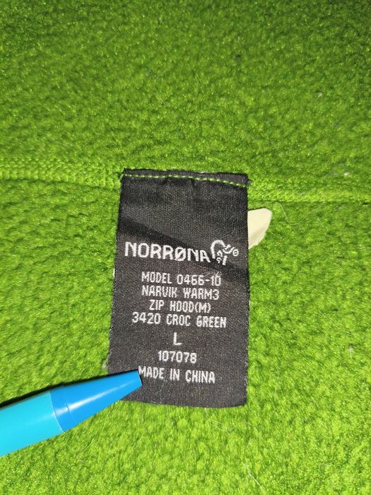 Polar Norrona Narvik Polartec mărime L bărbat gluga fermoar calduros