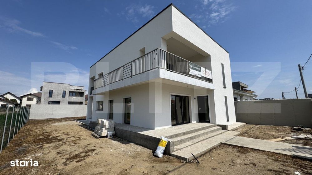 Casa P + E de 190 mp utili, cu 502 mp teren, toate utilitatile, zona F