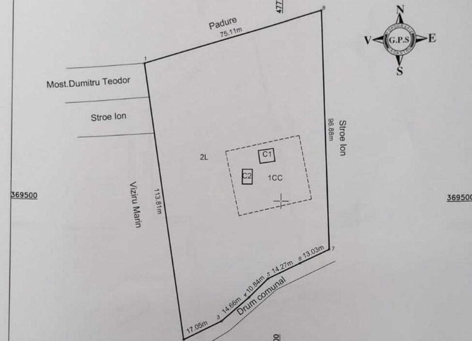 Teren intravilan 11.700 mp, Comuna Poiana Lacului, Județ Argeș