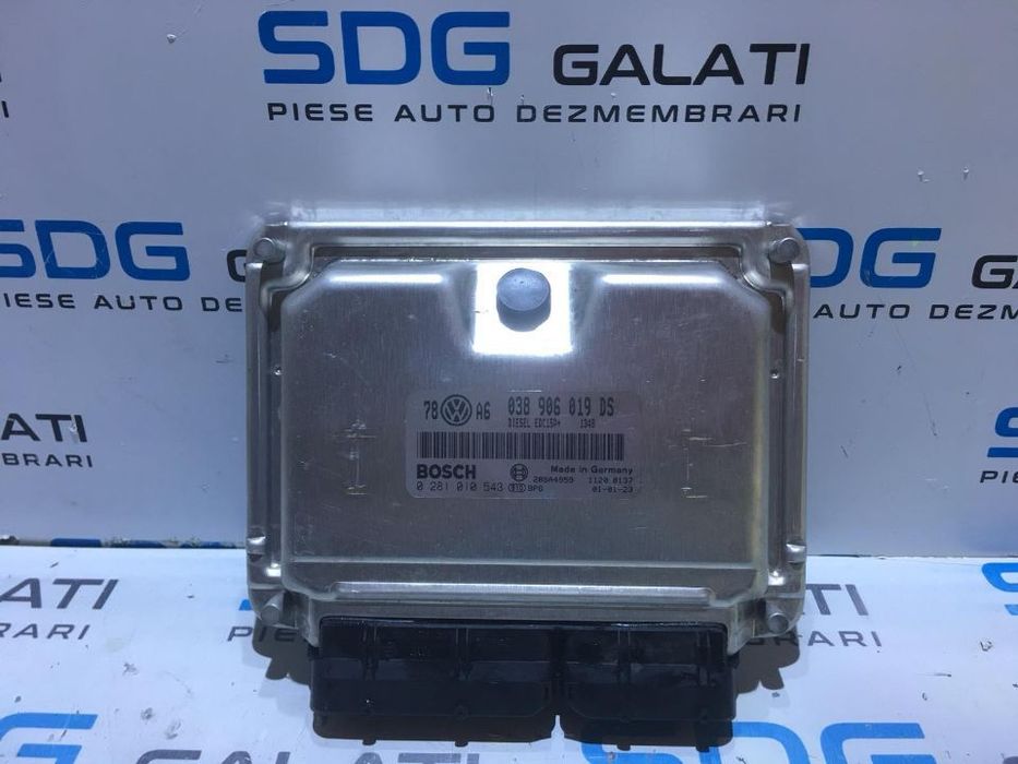 Calculator Motor / ECU VW Passat B5.5 1.9TDI AVF 2001 - 2005 Cod Piesa : 038 906 019 DS / 038906019DS / 0281010543