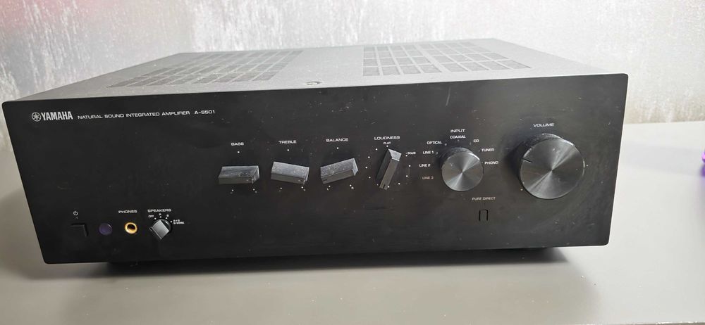 Pachet boxe podea dynavoice df 8 + statie yamaha A s501