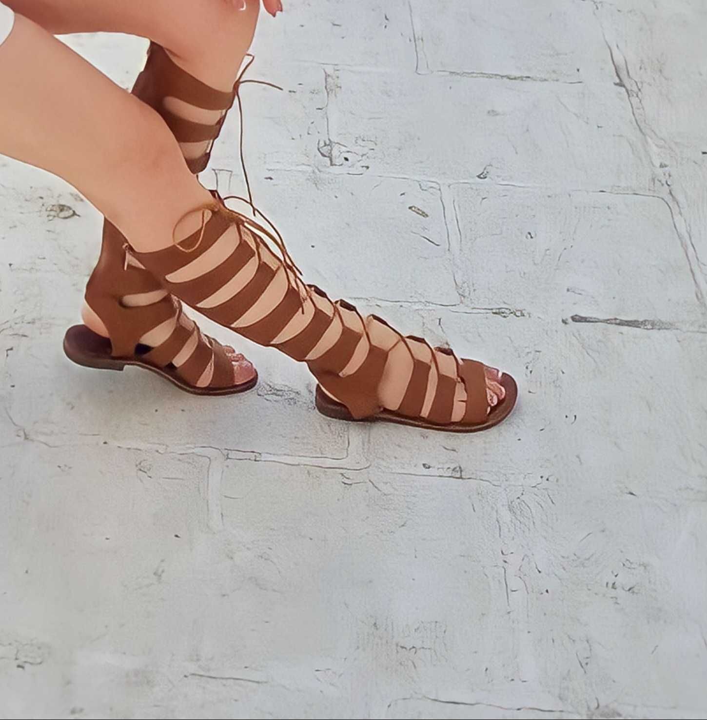 Sandale din piele