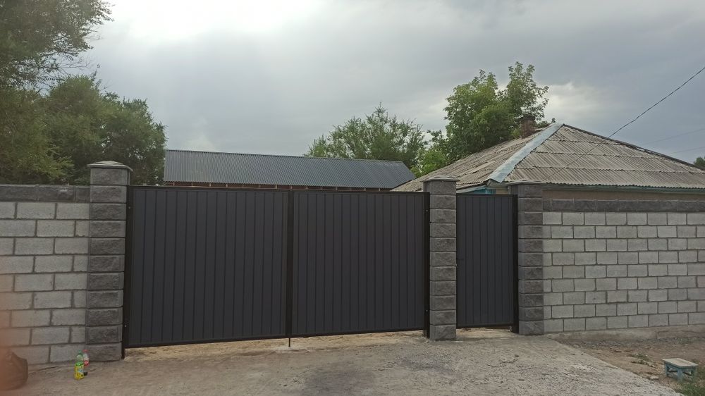 Ворота из металло сайдинга!
