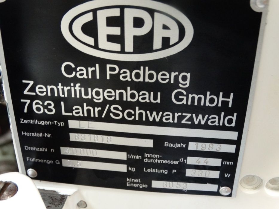 Центрофуга лабораторна CEPA