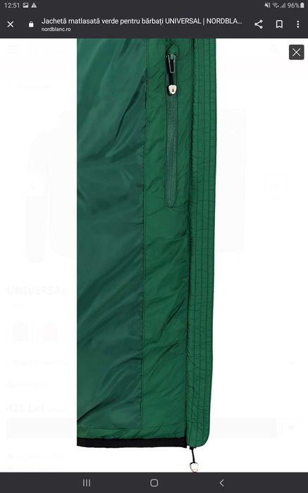 Geaca iarna NordBlank verde