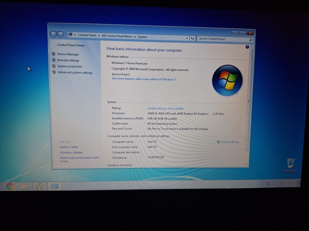 Laptop Lenovo G50-45