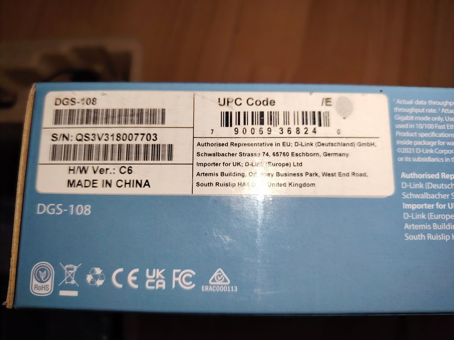 Gigabit desktop switch 8 porturi