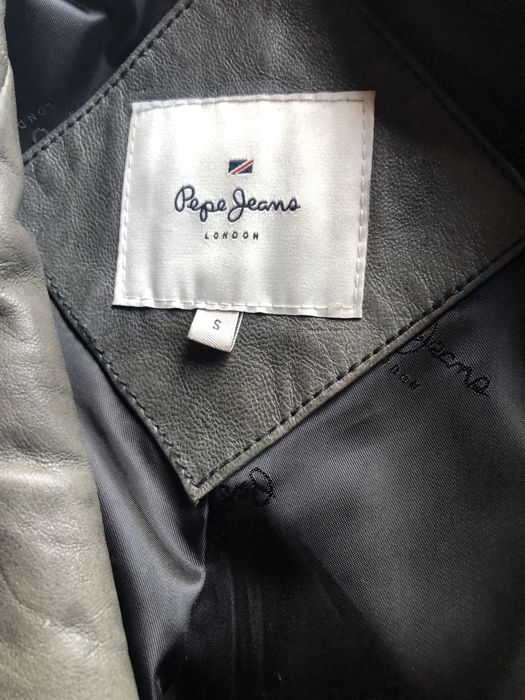 Jachetă biker de piele