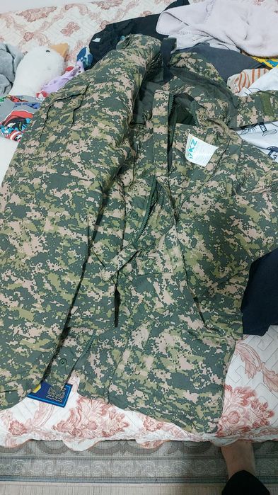 Зимний  бушлат военный