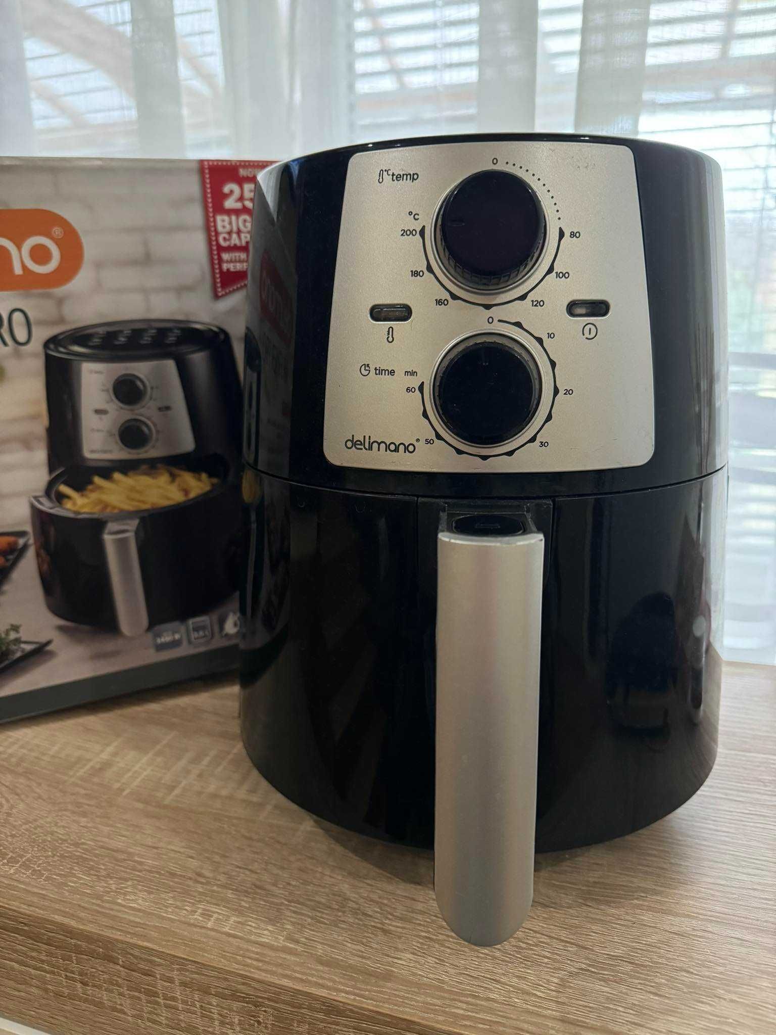 Delimano air fryer Pro (Еър фрайър) уред за здравословно готвене