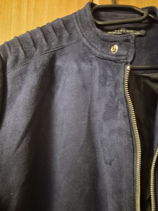 Vand geaca/jacheta Zara bleumarin pentru barbati, marimea L, ca noua