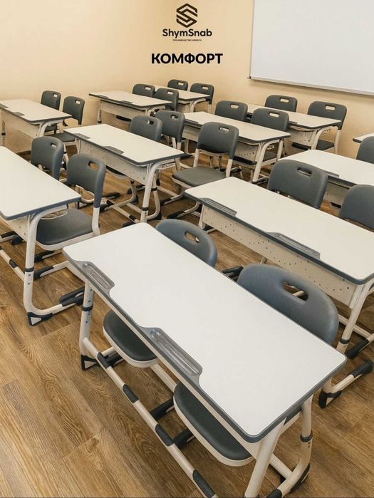 Ученическая парта и стулья для школы